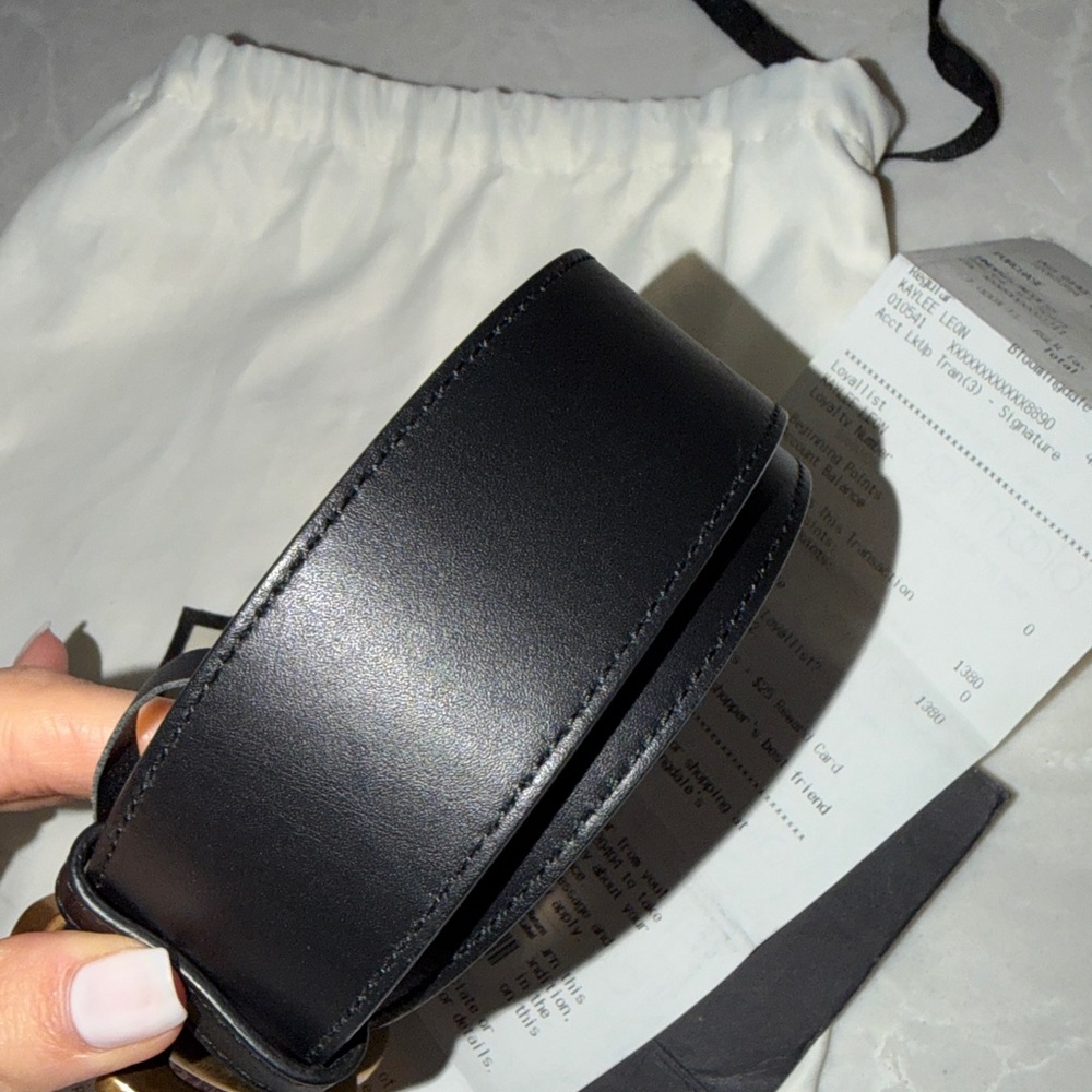 Gucci Black Belt with Gold Buckle - Picture 8 of 8